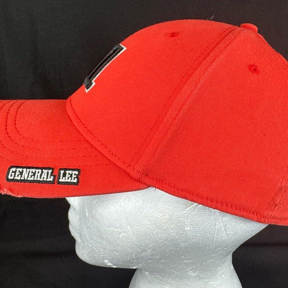 General Lee Hat Cooter’s Garage 01 Embroidered Distressed Cap L/XL - Picture 3 of 9